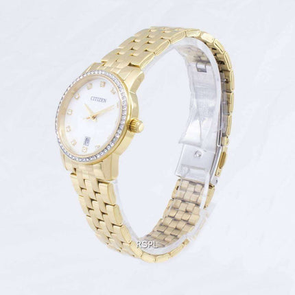 Citizen Quartz EU6032-51D Analog Diamond Accents Women's Watch