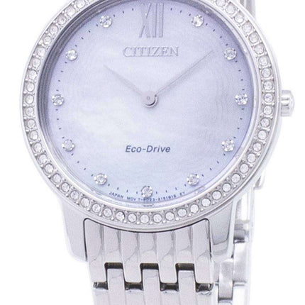 Citizen Eco-Drive EX1480-82D Diamond Accents Analog Women's  Watch