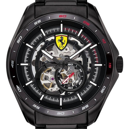 Ferrari Scuderia Speedracer Skeleton Dial Stainless Steel Quartz 0830708 Mens Watch