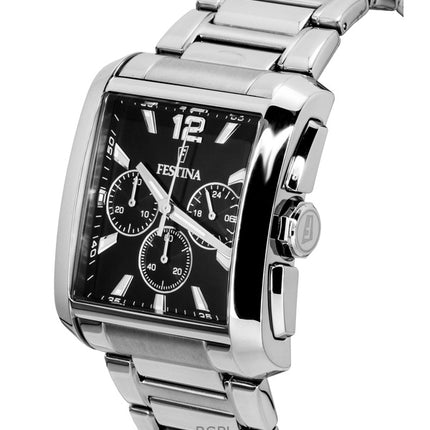 Festina Chronograph Stainless Steel Black Dial Quartz F20635-4 Men's Watch