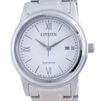 Citizen Classic White Dial Stainless Steel Eco-Drive FE1220-89A 100M Womens Watch