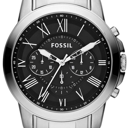 Fossil Grant Chronograph Black Dial FS4736 Men's Watch