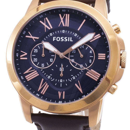 Fossil Grant Chronograph Rose Gold-Tone FS5068 Men's Watch