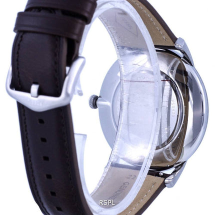 Fossil The Minimalist Stainless Steel Beige Dial Quartz FS5439 Mens Watch