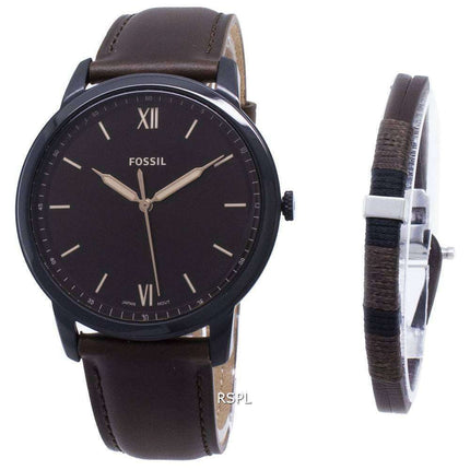 Fossil The Minimalist 3H Quartz FS5557SET Men's Watch