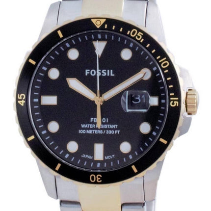 Fossil FB-01 Stainless Steel Quartz FS5653 100M Men's Watch
