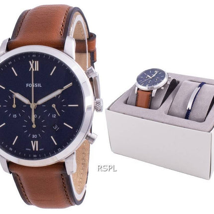 Fossil Neutra Chronograph Quartz FS5708SET With Gift Set Men's Watch
