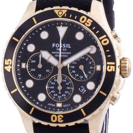 Fossil FB-03 Chronograph Quartz FS5729 100M Mens Watch