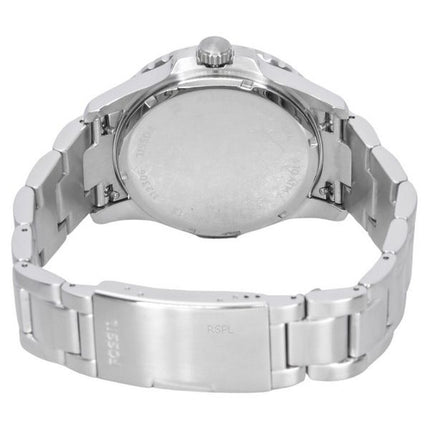 Fossil Blue Dive Stainless Steel Black Dial Quartz FS6013 100M Men's Watch