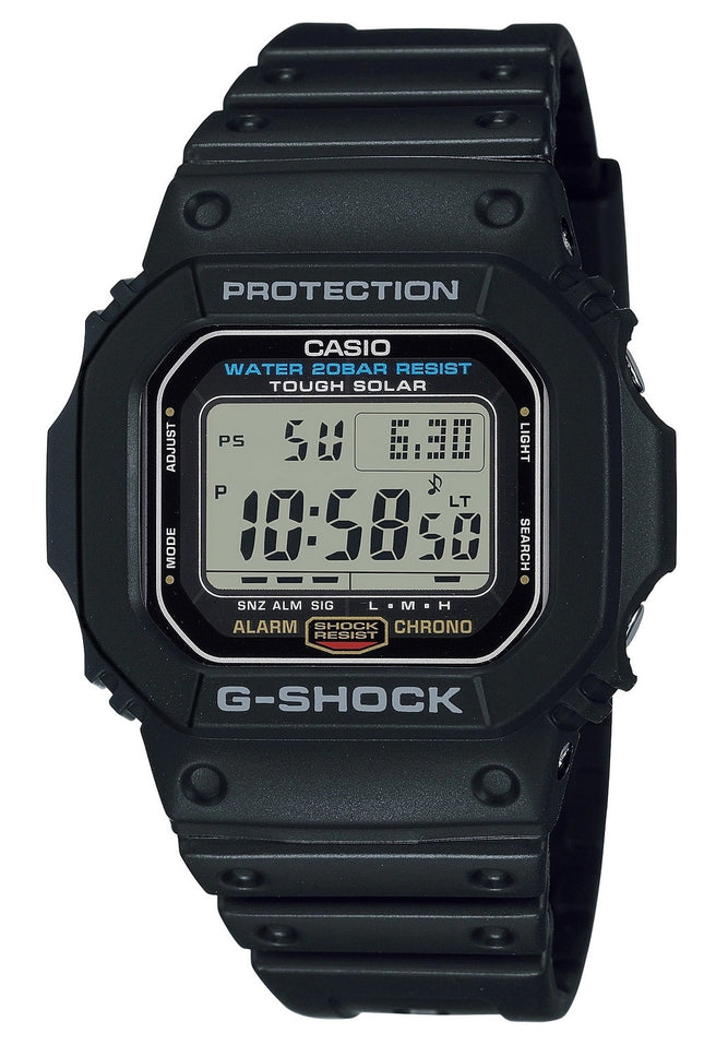Casio G-Shock Origin Digital Resin Strap G-5600UE-1 G5600UE-1 200M Mens Watch