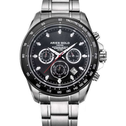 Aries Gold Inspire Drifter Chronograph Quartz G 7001 SBK-BK Men's Watch