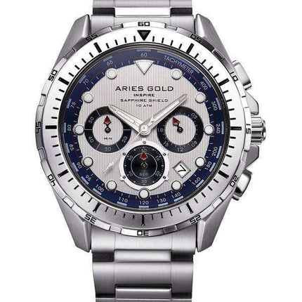 Aries Gold Inspire Atlantic Chronograph Quartz G 7002 S-S Men's Watch