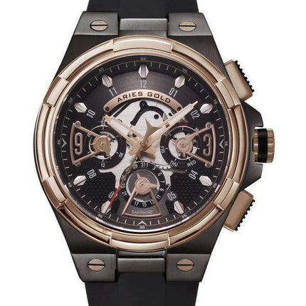 Aries Gold Inspire Lightning Quartz G 7003 BKRG-BKRG Men's Watch