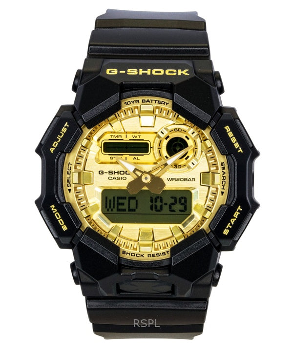 Casio G-Shock Bio-Based Resin Strap Analog Digital Gold Dial Quartz GA-010GGB-1A9 200M Men's Watch