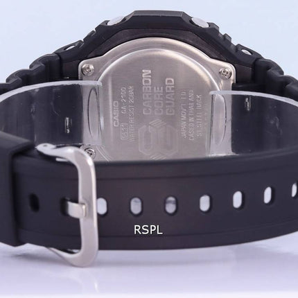 Casio G-Shock Neon Accent Analog Digital Quartz Divers GA-2100-1A3 GA2100-1A3 200M Mens Watch