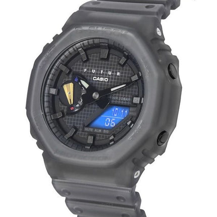 Casio G-Shock FUTUR Collaboration Analog Digital Skeleton Grey Quartz GA-2100FT-8AZ 200M Mens Watch
