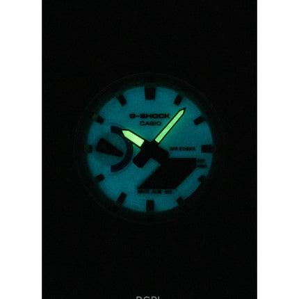 Casio G-Shock Analog Digital Resin Strap White Dial Quartz GA-2100HDS-7A 200M Men's Watch