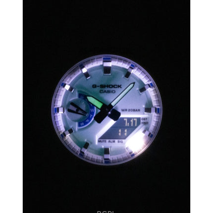 Casio G-Shock Analog Digital Resin Strap White Dial Quartz GA-2100HDS-7A 200M Men's Watch