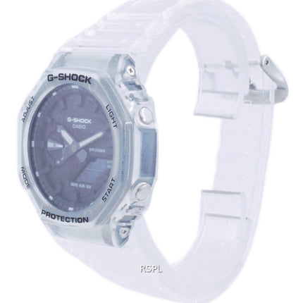 Casio G-Shock Skeleton Transparent Diver's Analog Digital Quartz GA-2100SKE-7A GA2100SKE-7 200M Men's Watch