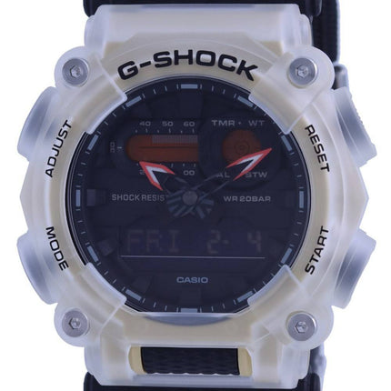 Casio G-Shock Tech Skeleton World Time Analog Digital GA-900TS-4A GA900TS-4 200M Mens Watch
