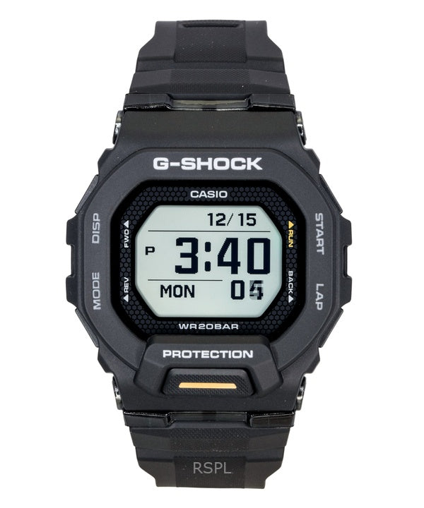 Casio G-Shock G-Squad Digital Smartphone Link Black Resin Strap Quartz GBD-200-1A1 200M Men's Watch