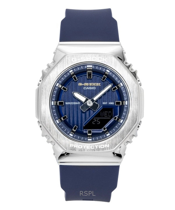 Casio G-Shock Analog Digital Limited Edition Bio-Based Resin Blue Dial Quartz GM-S2110SH-2A 200M Women's Watch