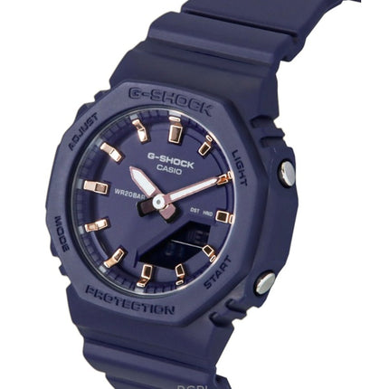 Casio G-Shock Analog Digital Resin Strap Blue Dial Quartz GMA-P2100M-2A 200M Women's Watch