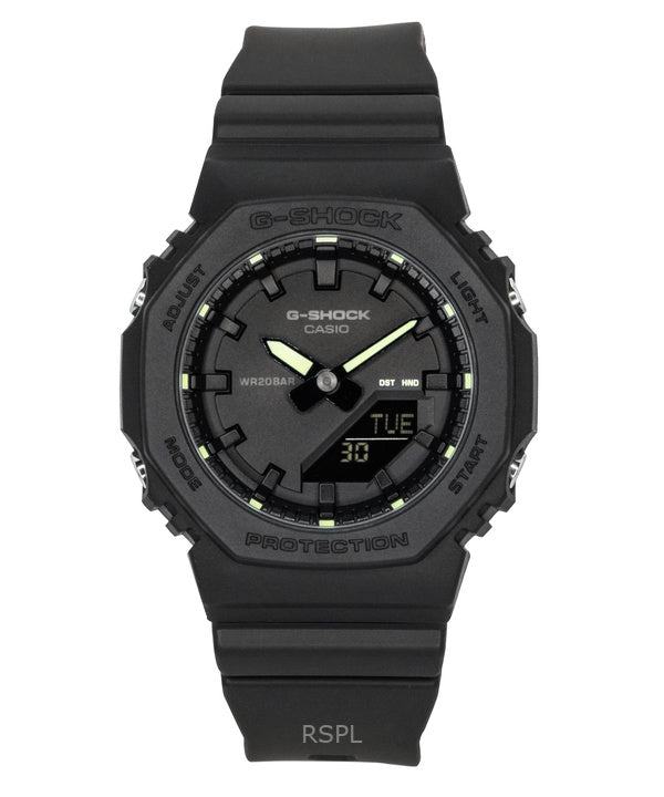Casio G-Shock Analog Digital Bio-Based Resin Black Dial Quartz GMA-P2100SA-1A2 200M Women's Watch