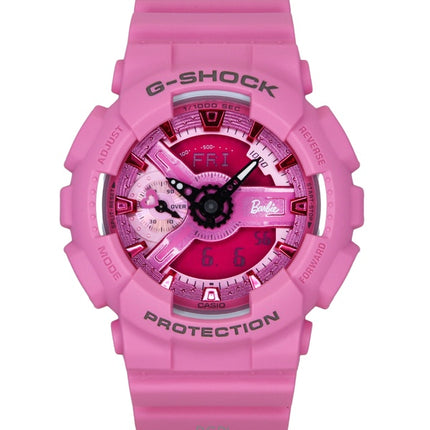 Casio G-Shock Analog Digital Barbie Collaboration Bio-Based Resin Pink Dial Quartz GMA-S110BE-4A 200M Women's Watch