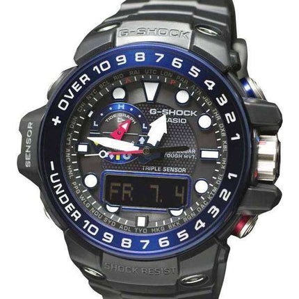 Casio GULFMASTER G-Shock Atomic Analog-Digital 200M GWN-1000B-1B GWN1000B-1B Men's Watch