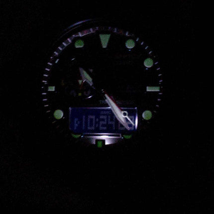 Casio GULFMASTER G-Shock Atomic Analog-Digital 200M GWN-1000B-1B GWN1000B-1B Men's Watch