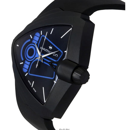 Hamilton Ventura XXL Bright Dune Limited Edition Rubber Strap Black Dial Quartz H24614330 Men's Watch