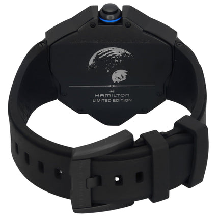 Hamilton Ventura Edge Dune Limited Edition Rubber Strap Black Dial Quartz H24624330 100M Men's Watch