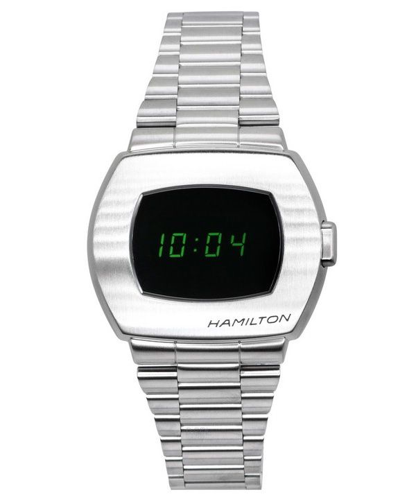 Hamilton PSR American Classic Digital Stainless Steel Quartz H52414131 100M Mens Watch