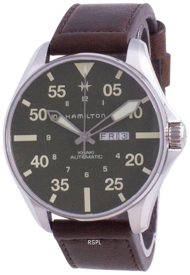Hamilton Khaki Pilot Schott NYC Limited Edition Automatic H64735561 200M Divers Mens Watch