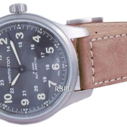 Hamilton Khaki Field Automatic Titanium Black Dial H70545550 100M Men's Watch