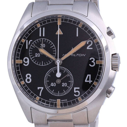 Hamilton Khaki Aviation Pilot Pioneer Chronograph Quartz H76522131 100M Mens Watch