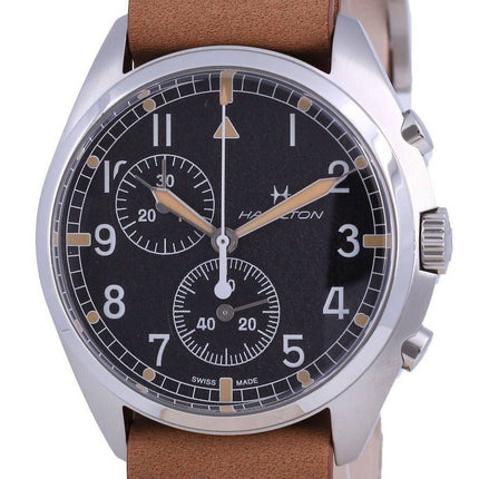 Hamilton Khaki Aviation Pilot Pioneer Chronograph Quartz H76522531 100M Mens Watch