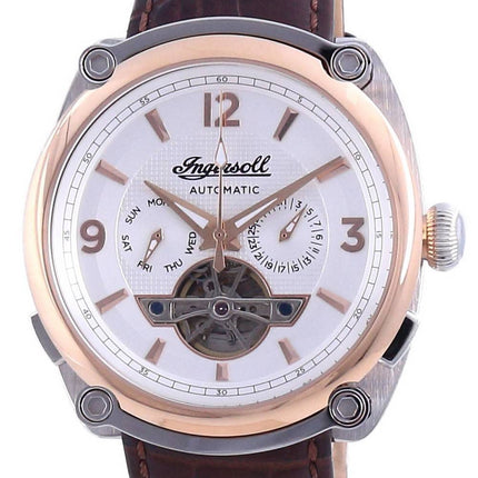 Ingersoll The Michigan White Dial Open Heart Automatic I01103B Men's Watch