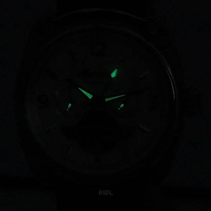 Ingersoll The Michigan Leather Strap Silver Open Heart Dial Automatic I01105 Men's Watch