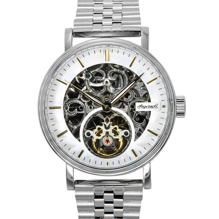 Ingersoll The Charles Stainless Steel Silver Skeleton Dial Automatic I05803B Men's Watch