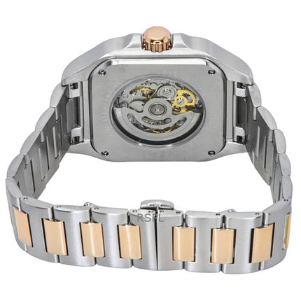 Ingersoll The Ollie Two Tone Stainless Steel Grey Skeleton Dial Automatic I14502 Men's Watch