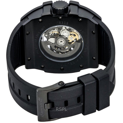 Ingersoll The Play Polyurethane Strap Black Skeleton Dial Automatic I15302 Men's Watch