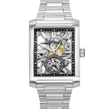 Ingersoll The Spur Stainless Steel Black Skeleton Dial Automatic I17001 Men's Watch