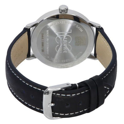 Iron Annie 100 Jahre Bauhaus Leather Strap Black Dial Quartz 50462 Men's Watch