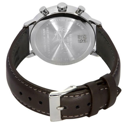 Iron Annie Bauhaus Chronograph Vegan Leather Strap Cream Dial Solar 50865n Men's Watch