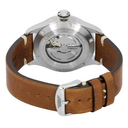 Iron Annie Flight Control Brown Leather Strap Beige Full Luminous Dial Automatic 51643 Men's Watch