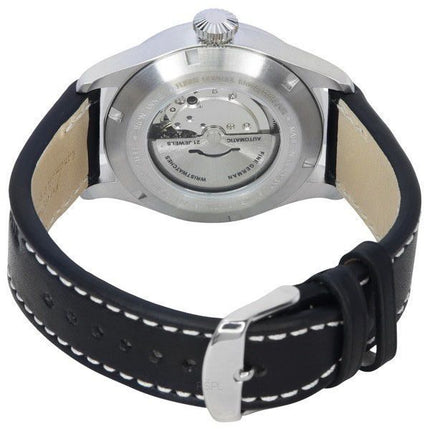 Iron Annie Cockpit Flight Control Leather Strap Full Luminous Beige Dial Automatic 51645 Mens Watch