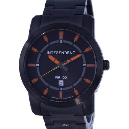 Independent Stainless Steel Black Dial Quartz IB5-446-53.G 100M Mens Watch