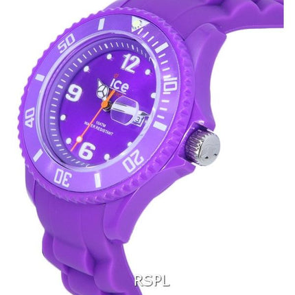 Ice Forever Silicon Strap Purple Dial Quartz 005104 100M Women's Watch